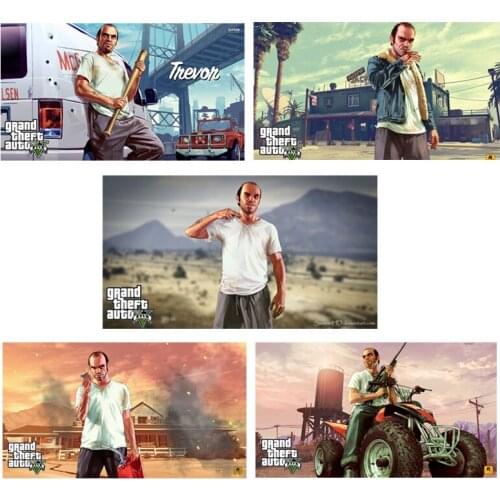 Binil car stickers on the car GTA 5 Trevor bad guy for Volkswagen stickers car accessories