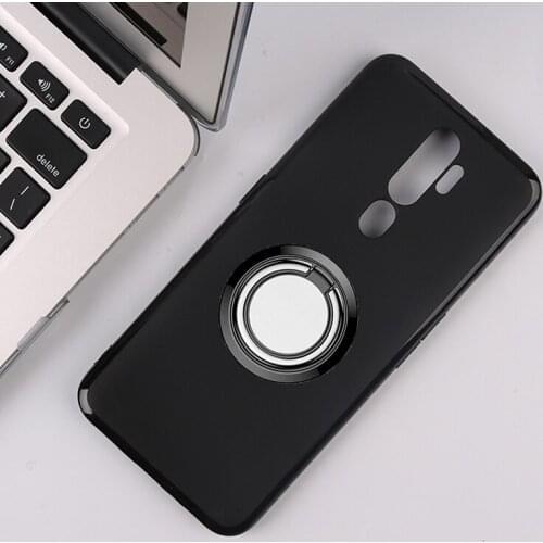 For OPPO A5 2020 Back Ring Holder Bracket Phone Case Cover Phone TPU Soft Silicone Cases for OPPO A9 2020 A11x