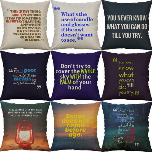 Case Pearls Cushion 18" Wisdom Waist Linen Home Cover Decor Cotton Pillow of