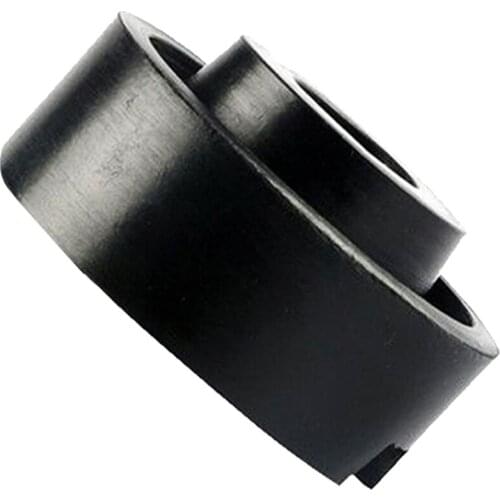 Black Rubber Car Truck Slotted Frame Rail Floor Jack Disk Pad Adapter 65MM