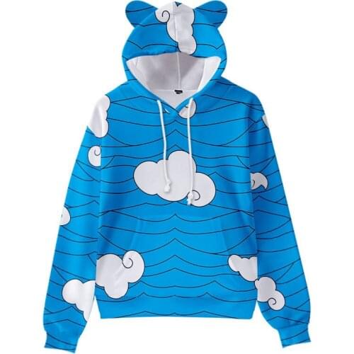 3 To 14 Years Kids Hoodie Demon Slayer Kimetsu no Yaiba Cats Ears 3D Hoodies Sweatshirt boy/girls Harajuku Coat Teen pullover