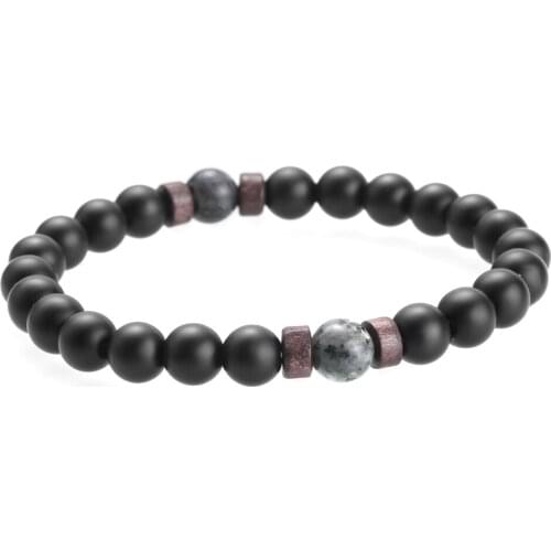 Men Bracelet Natural Moonstone Bead Tibetan Buddha Bracelet Chakra Volcano Stone Diffuser Bracelets Men Jewelry Gift