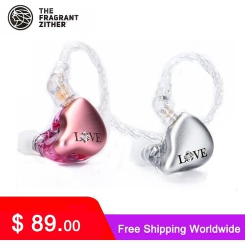 TFZ MY LOVE 4 In-Ear Headphones Dynamic Drive Music Earphone Earbud Silver-Plated Fever Upgrade Line 0.78 3.5mm Detachable Cable