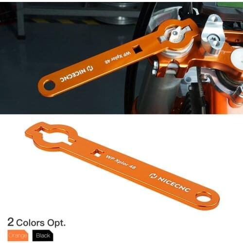 NiceCNC 48MM WP Xplor Fork Cap Wrench Pre load Adjuster Tool Spanner For KTM 250 350 EXCF 450 EXCF Six Days 150 250 300 XCW XCWi