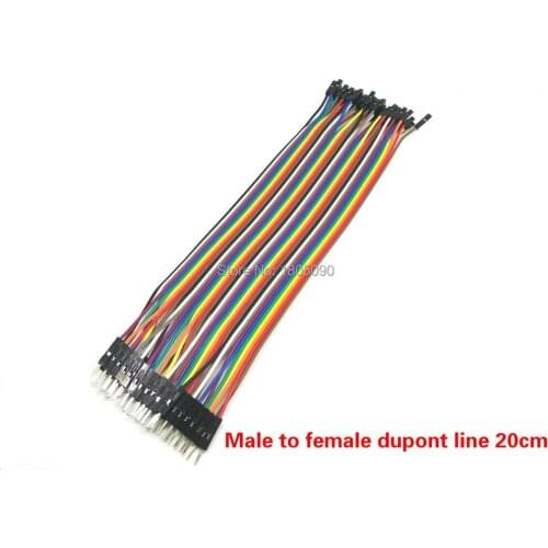 40pcs dupont cable jumper wire dupont line Male to female dupont line 20cm 1P 40P free shipping