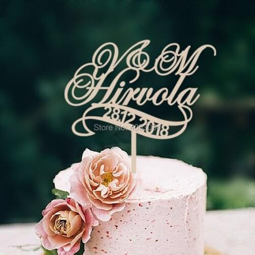 Personalized mr and mrs cake topper, Custom cake toppers for weddings, Wooden mr and mrs cake topper, Wedding cake topper decora