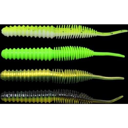 Fishing Lures 4Pcs 4.5g10cm Soft Lure Silicone Bait Artificial Crankbaits Wobblers Carp Goods For Fishing Accessories Sea Tackle