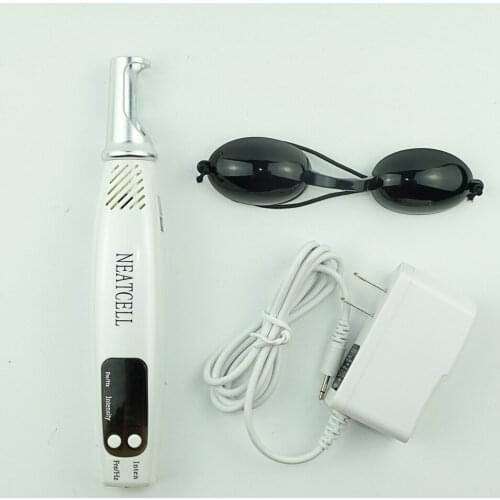 Blue/red light Laser Tattoo Beauty Machine Picosecond Pen Laser Mole Tattoo Freckle Dark Spot Scar Pigment Removal Skin Care