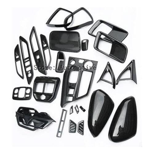 WINS Car-styling Window Switch Lift Gear Panel Air Vent Tank Fog Lamp Water Cup Frame Cover Trim For Peugeot 3008 GT 3008GT 2017