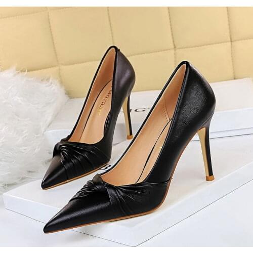 Shoes Woman Pumps Patent Leather High Heels Shoes Women Basic Pump Wedding Shoes Female Stiletto Women Heel Plus Size 42