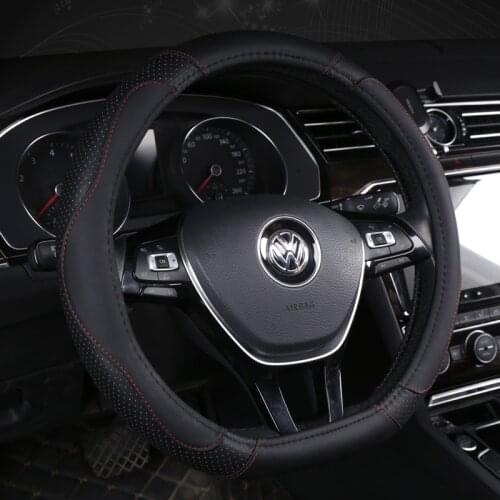 D Type Car Steering Wheel Cover For MG HS ZS HS PHEV MG3 ZST EHS MG5 MG6 GS ZS EV D Shape Steering-Wheel Protector Wrap
