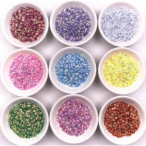 10g 3mm Diamond Sequins 3D Nail Art Paillettes Women Manicure Sequin DIY Wedding Sewing Craft Decoration Lentejuelas Accessories
