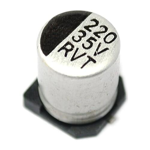 5PCS/LOT SMD Electrolytic Capacitor 35V/220uF 8*10.2 35V 220UF