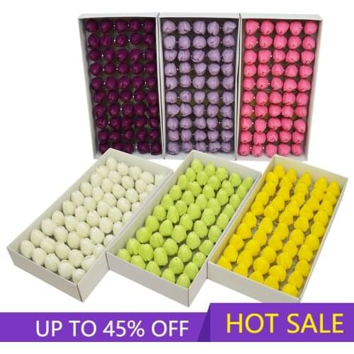 50Pcs/Set Soap Tulip Artificial Flower Real Touch Soap Artificial Flower Valentines Day Gift Home Decor For Wedding Party