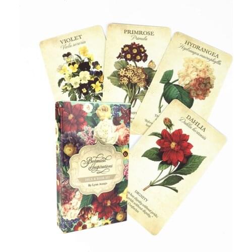 Botanical Inspiration Tarot Board Game Toys Oracle Rider Waite Divination Prophet Prophecy Card Poker Gift Prediction Oracle
