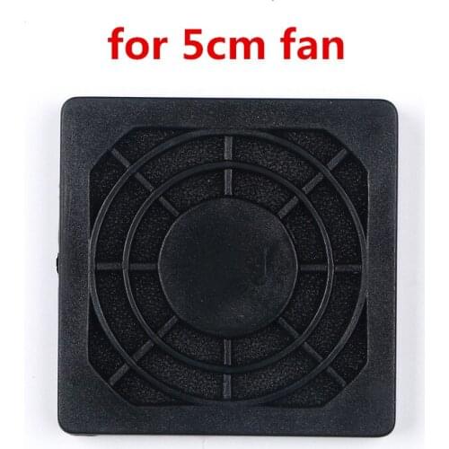 DuoWeiSi 3D Printer Parts 5cm axial fan dust net cover 50 fan three in one plastic dust net filter 54*54mm 5cm fan dust cover