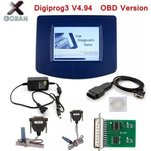 Digiprog III V4.94 Digiprog 3 with FTDI Chip FT232BL A++ OBD Version ST01 ST04 cable Mileage tool Digiprog3 programmer