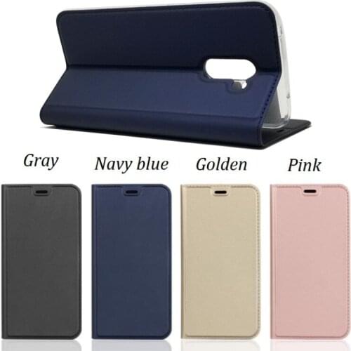 For Xiaomi Pocophone F1 Case Wallet Cover for Xiaomi Poco F1 PU Leather Ultra Thin Mobile Phone Case
