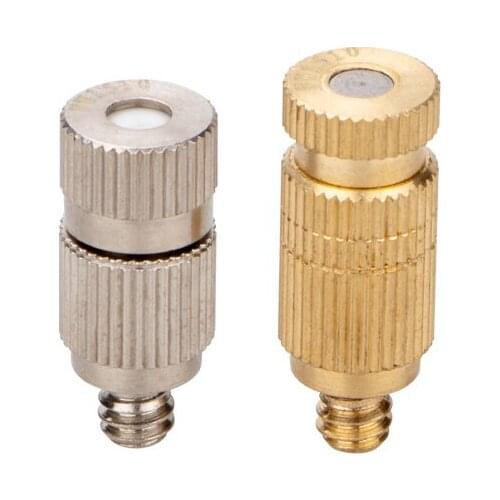 Two-section Humidifier textile nozzle 3/16 high/low pressure atomizing spray head dust-removing spray farm cooling and anti-drip
