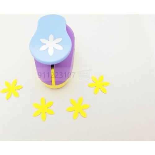 1" 2.5cm flower shape eva foam craft punch Scrapbooking school Paper Puncher eva hole punch free shipping 6 petal cutter