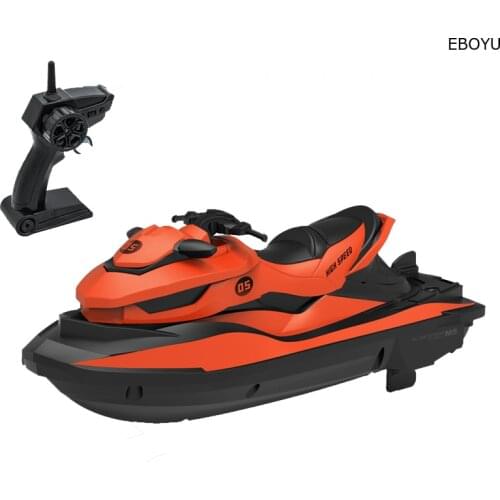 EBOYU M5 RC Motorboat 2.4Ghz 1:14 RC Boat Remote Control Racing Boat Motorcycle Double Motors Two Speed Vehicle RC Ship Gift Toy