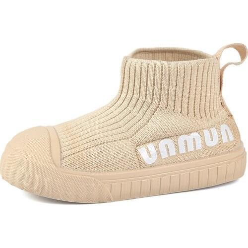 CUZULLAA Kids Boys Breathable Sports Shoes Fashion Sneakers For Children Girls Non-Slip Flat Casual Shoes Size 22-31