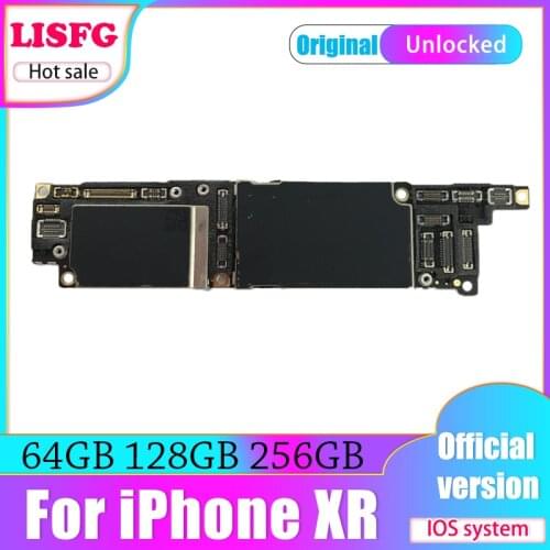 High Quality Board For iPhone XR Motherboard With/Without Face ID latest system 64GB 128GB 256GB Logic Board With Full Chips