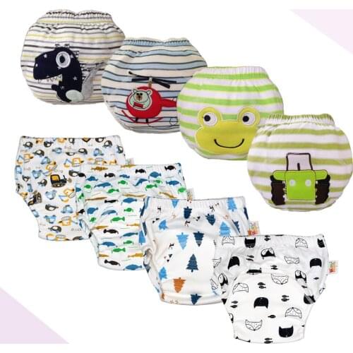 Babyfriend Reusable Washable Baby Training Pants Kids Underwear Cloth Diaper Nappies Infant Waterproof Potty Training Panties