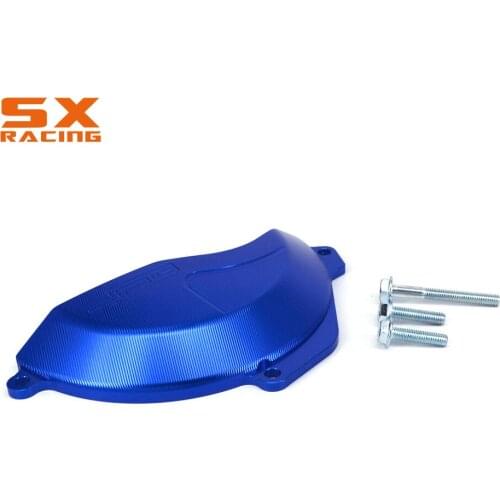 Motorcycle CNC Bule Right Side Engine Case Protector Cover Guard For HUSQVARNA FC250 2016 2017 FC350 2016 2017 FE350 2016