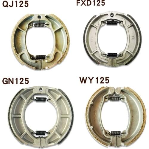 Motorcycle Brake Shoe Drum Set Brake Shoe Sets For Honda WY125 QJ125 GS125 GN125 FXD125 GN/GS/QJ/FXD/WY125 Disc Brake Block Pad