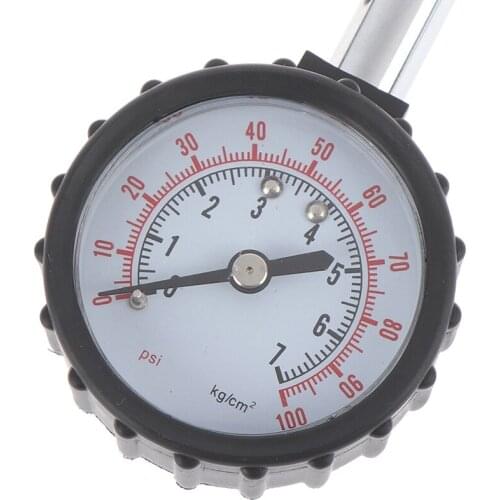 New Brand Long Tube Auto Car Bike Motor Tyre Air Pressure Gauge Meter Tire Pressure Gauge Meter Vehicle Tester Monitoring System