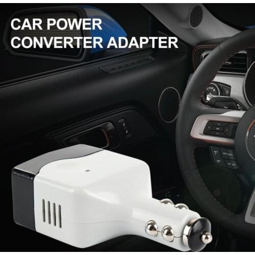 New Durable ABS Car Power Converter Inverter DCto220V AC USB Charger Cigarette Lighter Adapter Motorcycle Usb Socket Mount