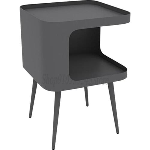 Original Nordic Square Side Table Wrought Iron Frosted Coffee Table Bedroom Bedside Table Bedside Table Living Room Sofa Side Ta