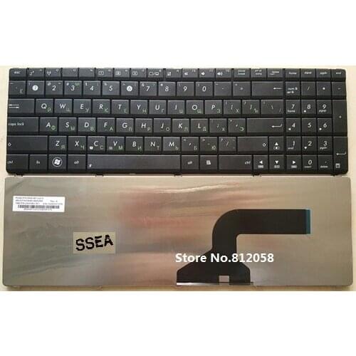 SSEA New laptop RU Keyboard for ASUS X52 X52F X52J X52N X52JK X52JE X55 X55A X55C X55U Russian keyboard