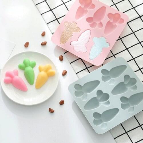 Carrot silicone cake mold baking mold handmade soap chocolate ice mold pudding mold soft candy mold fondant molds