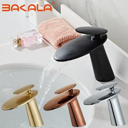 Basin Faucet Modern Black Bathroom Sink Mixer Tap Brass Chrome Wash basin Faucet Single Handle Single Hole Crane For Bathroom