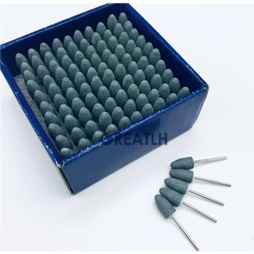 Dental Lab Polishing Dental Laboratory Equipment 100pcs Dental Gravel Ceramic Burs Polisher 2.35mm Coarse