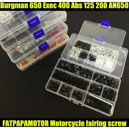 Universal Motorcycle Fairing Bolts Screw Moto Spring Bolts For SUZUKI Burgman 650 Exec 400 Abs 125 200 AN650