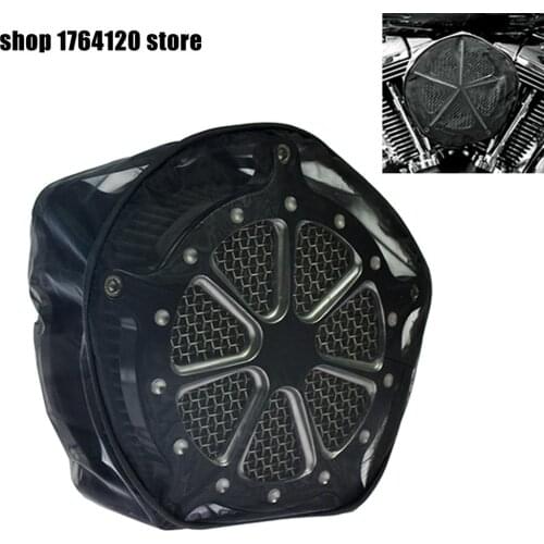 Air Filter Waterproof Rain Protective Cover For Harley Sportster XL 883 1200 Touring Street Glide Dyna Street Bob Softail FXSTB