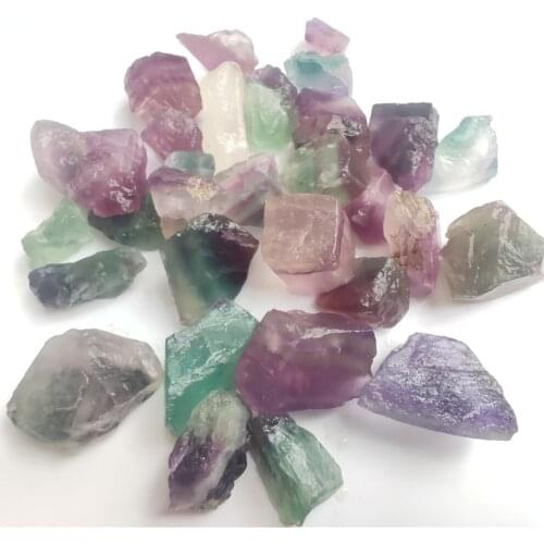 1pcs Colorful Natural Fluorite Crystal Striped Fluorite Quartz Crystal Stone Point Healing Wand Treatment Stone
