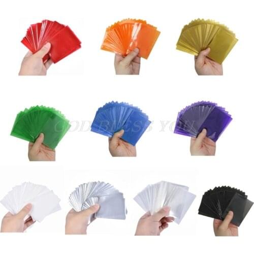 100pcs Card Sleeves Magic Board Game Tarot Three Kingdoms Poker Cards Protector Drop Shipping