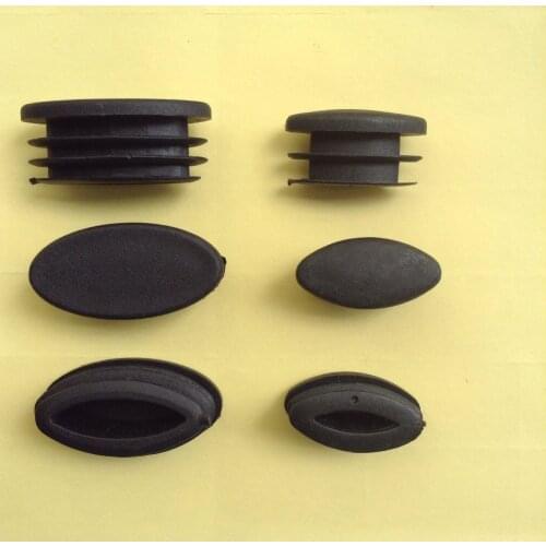 20 x 40 mm oval tube insert end tube plug eye olive shape plastic chair blacking tube ends pad cover scratch proof floor