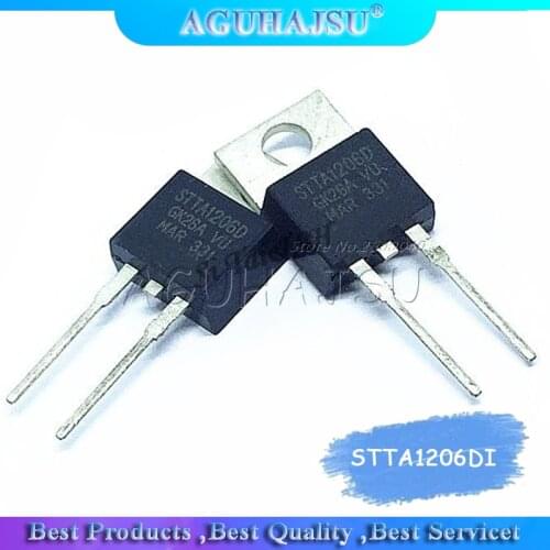 5pcs/lot STTA1206DI STTA1206D STTA-1206DI 1206DI TO-220AC