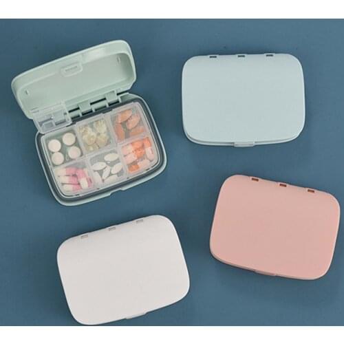 50% Hot Sale Pill Box Portable Waterproof ABS Plastic Tablet Vitamin Holder Dispenser for Outdoor