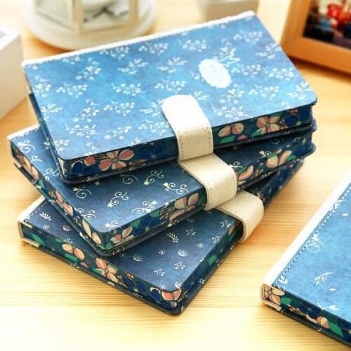 A5 Cute Broken flower series Colored Creative Notebook Agenda Journal Daily Weekly Planner Gift School Stationery