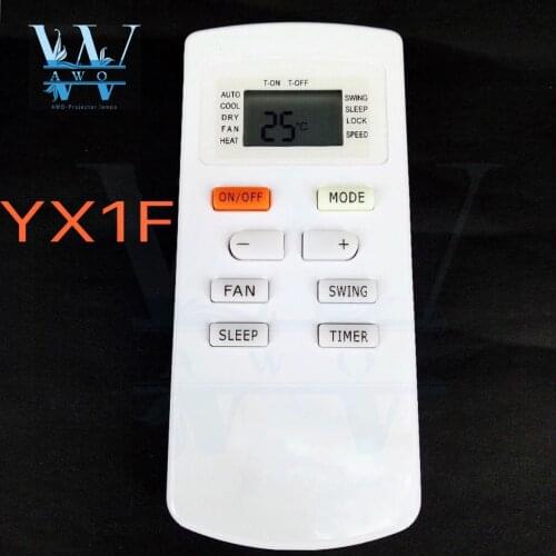 AWO 1PCS NEW YX1F Universal Air Conditioner Controller Replacement for Gree AC Yx1f1 Yx1f2 Yx1f3 Yx1f4 Yx1f5f Yx1f5