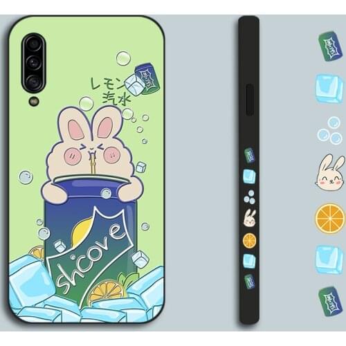 Side Print Cute Bear Case For Samsung Galaxy A60 A70 A71 A80 A81 A90 A91 Holder Shell TPU Back Cover