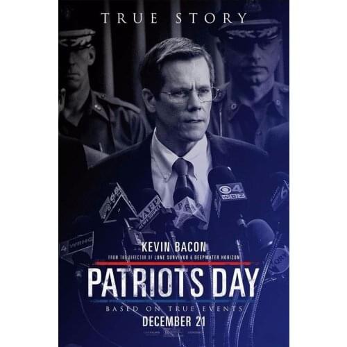 Home Decor Patriots Day Movie 1-Silk Art Poster Wall Sicker Decoration Gift