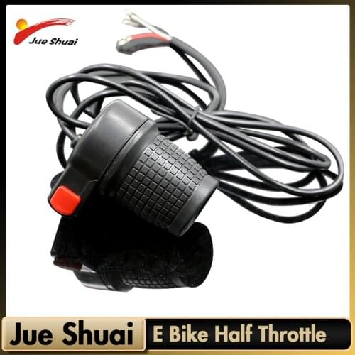 Jueshuai Electric Bike Half Twist Throttle Light Horn Button Switch Electric Scooter Half Throttle Speed Handle Gas
