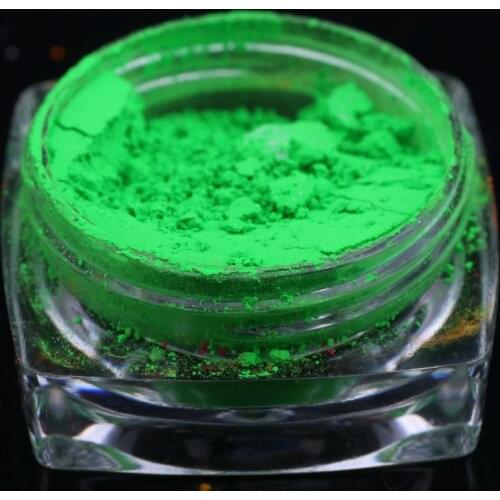 12Pcs Fluorescent UV Pigment Powder Black Light Reactive Luminous Resin Pigment N58F